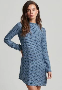 Superdry LONG SLEEVE MINI - Day Dress - Tiny Bobbins -Superdry Shop 1036dca25af64b79b25f227f87c2778b