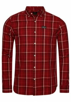 Superdry CHECK MERCHANT - Shirt - Dartmouth Check Red -Superdry Shop 10774806f1d0410f863b0480db0ce8a6