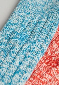 Superdry UNISEX TWIST 2 PACK - Socks - Aqua Blue Red -Superdry Shop 10a6781097ea45acbcb0835d2e242828
