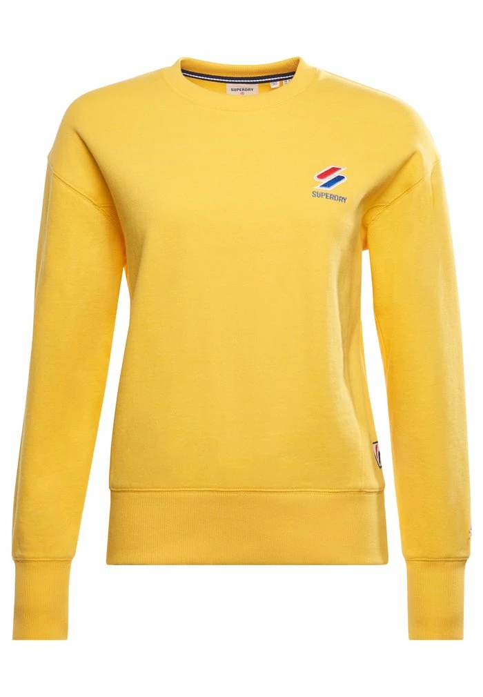 Superdry SPORTSTYLE ESSENTIAL - Sweatshirt - Nautical Yellow 4 Superdry SPORTSTYLE ESSENTIAL - Sweatshirt - Nautical Yellow - Image 4
