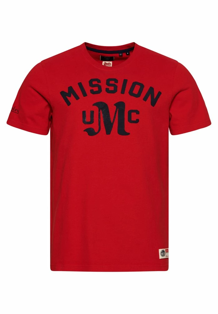 Superdry VINTAGE ATHLETIC - Print T-shirt - Varsity Red 5 Superdry VINTAGE ATHLETIC - Print T-shirt - Varsity Red - Image 5