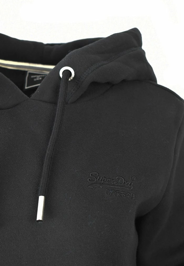 Superdry VINTAGE LOGO EMBROIDERED - Hoodie - Black 2 Superdry VINTAGE LOGO EMBROIDERED - Hoodie - Black - Image 2