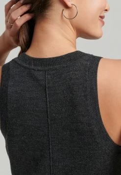 Superdry CREW NECK - Top - Dark Charcoal Marl 9 Superdry CREW NECK - Top - Dark Charcoal Marl -Superdry Shop 11071e1d92544b71977d8330e1d35d38