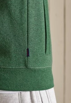 Superdry VINTAGE TRACK - Zip-up Sweatshirt - Heritage Pine Green Marl -Superdry Shop 1114b03cccb943a49a30c569bc0a1abd