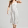 Superdry VINTAGE CAMI STRAPPY - Day Dress - Black Spot