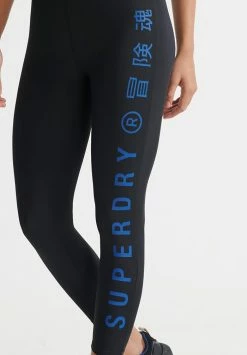 Superdry Leggings - Trousers - Black Mazarine Blue -Superdry Shop 11301e7478d94b6c96e30983f92808c4