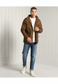 Superdry WAXED - Outdoor Jacket - Bark