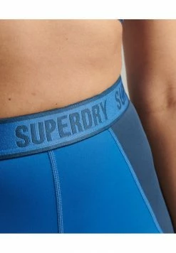 Superdry TRAIN BRANDED ELASTIC - Leggings - Trousers - Monaco Blue Blue Bottle -Superdry Shop 116e7ec5f28f4da28afa91b9d65147c8