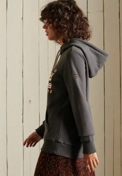 Superdry Hoodie - Charcoal -Superdry Shop 11b49074b92a48268eb471b0405f6ec2