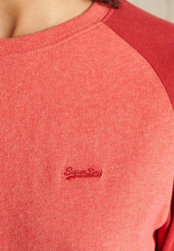 Superdry Long Sleeved Top - Coral Reef Marl/hike Red 3 Superdry Long Sleeved Top - Coral Reef Marl/hike Red - Image 3