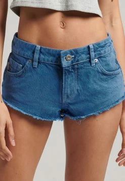 Superdry HOT - Denim Shorts - Blue Wash