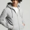 Superdry VINTAGE LOGO - Zip-up Sweatshirt - Athletic Grey Marl