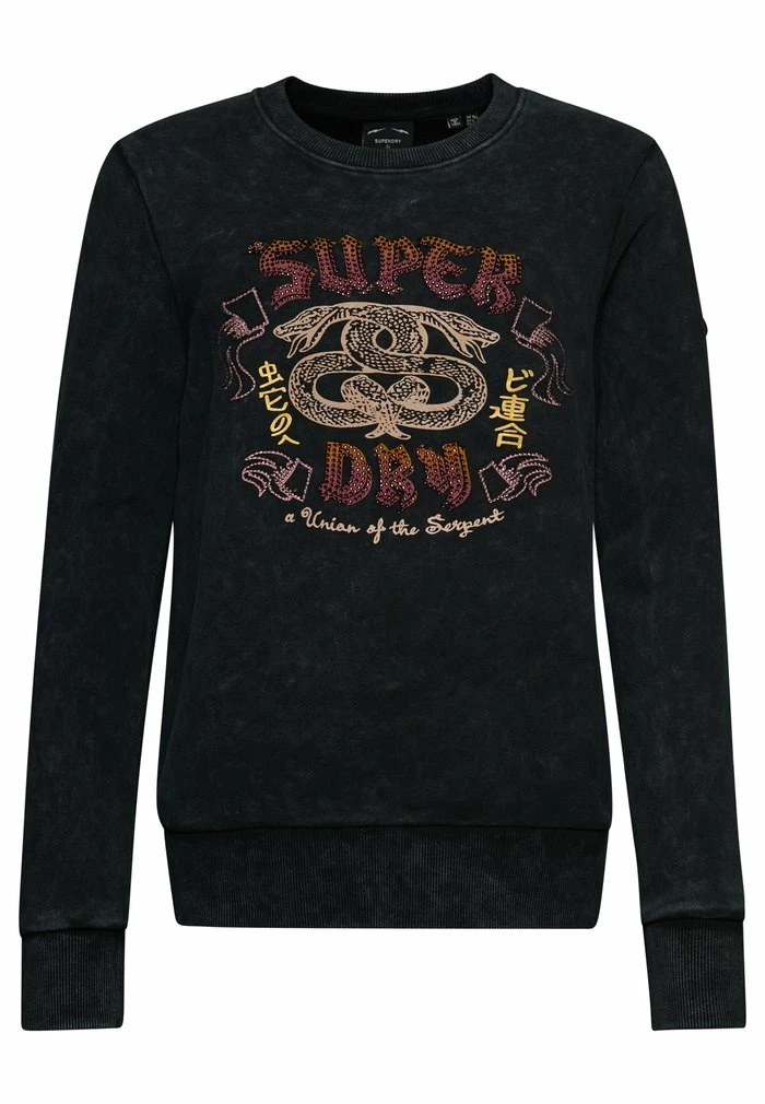 Superdry Sweatshirt - Heavy Amp Black 3 Superdry Sweatshirt - Heavy Amp Black - Image 3