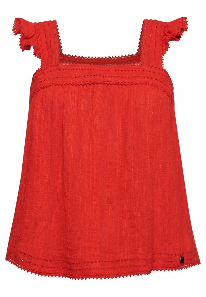 Superdry CHEVRON - Top - Red 4 Superdry CHEVRON - Top - Red - Image 4