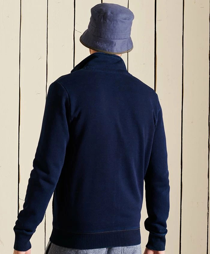 Superdry VINTAGE TRACK - Zip-up Sweatshirt - Dark Indigo 2 Superdry VINTAGE TRACK - Zip-up Sweatshirt - Dark Indigo - Image 2