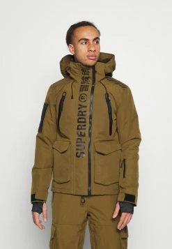 Superdry ULTIMATE MOUNTAIN RESCUE - Ski Jacket - Dusty Olive