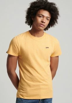 Superdry Basic T-shirt - Sunshine Yellow Marl