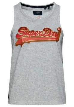 Superdry Top - Light Grey Marl 7 Superdry Top - Light Grey Marl -Superdry Shop 132b0d4aa16547d8b7d2b0623820d8d3