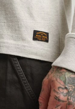 Superdry LONG SLEEVE - Long Sleeved Top - Oat Marl 6 Superdry LONG SLEEVE - Long Sleeved Top - Oat Marl -Superdry Shop 132d8aba4df74b0083f53930a4242938