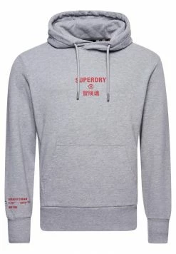 Superdry INDEPENDENT - Hoodie - Grey Marl -Superdry Shop 1330af1f169146db92a7a0228b215a77