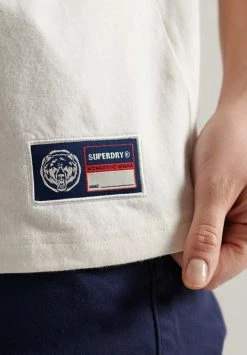 Superdry COLLEGIATE ATHLETIC UNION - Print T-shirt - New Chalk -Superdry Shop 13317b866fb54d1290bbc152b507b552