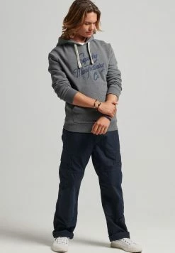 Superdry STYLED & MADE - Hoodie - Rich Charcoal Marl