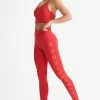 Superdry SPORT TRAINING ELASTIC - Leggings - Tango Red