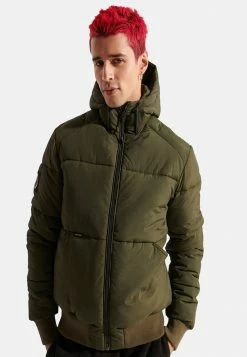 Superdry Winter Jacket - Dark Moss