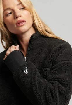 Superdry Fleece Jumper - Black -Superdry Shop 1368c58d72694291a2edeabc055318e2