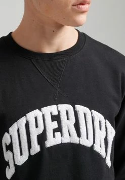 Superdry VARSITY ARCH - Sweatshirt - Black -Superdry Shop 1368d084867d4a3da4546fe65fe2f73c