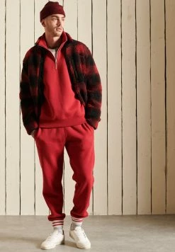 Superdry Sweatshirt - Rich Red Marl