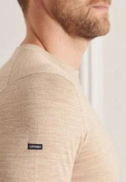 Superdry Jumper - White Pepper Marl -Superdry Shop 137c55d05e344c5ba7ed5f92ac36f20e