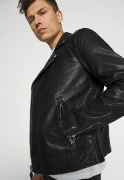 Superdry MOTO BIKER - Leather Jacket - Black -Superdry Shop 137e1bef053c4761b44edd53de6b176e