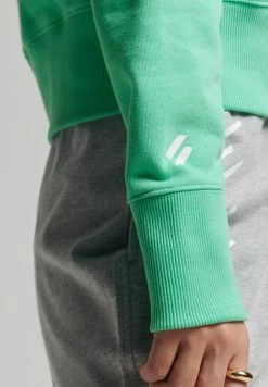 Superdry CODE CORE SPORT HALF-ZIP - Sweatshirt - Hot Mint -Superdry Shop 138ec7e610014c29bc3bef5b3fc087e3