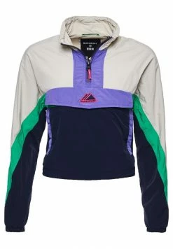 Superdry TRACK OVERHEAD - Light Jacket - Deep Navy -Superdry Shop 13b0886cf3ed4b6e9a69985dbe5cfda3