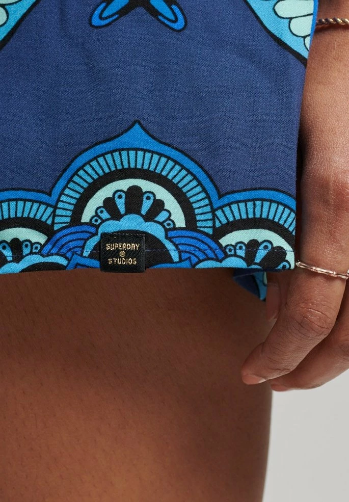Superdry LONG SLEEVE MINI - Day Dress - Psychedelic Blue 3 Superdry LONG SLEEVE MINI - Day Dress - Psychedelic Blue - Image 3