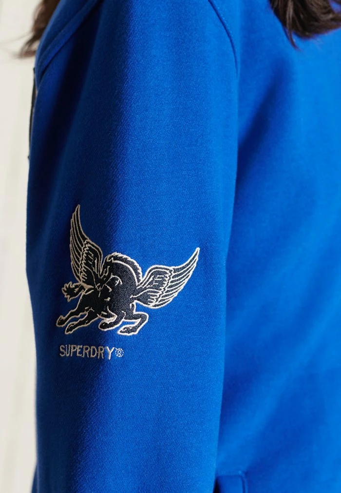 Superdry COLLEGE - Bomber Jacket - Mazarine Blue 2 Superdry COLLEGE - Bomber Jacket - Mazarine Blue - Image 2