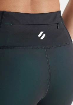 Superdry TRAINING ESSENTIAL - Leggings - Trousers - Black Hot Mint Ombre -Superdry Shop 141b971f4a304944ad08a342baa1520d