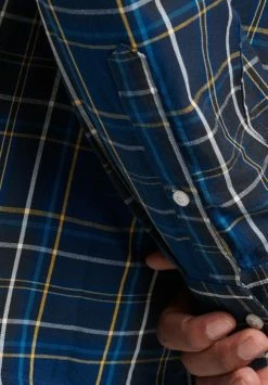 Superdry CHECK MERCHANT - Shirt - Kilburn Check Navy -Superdry Shop 143094473a264656a3d8f37871b08968