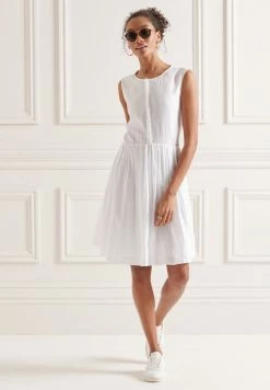 Superdry TEXTURED - Day Dress - Optic