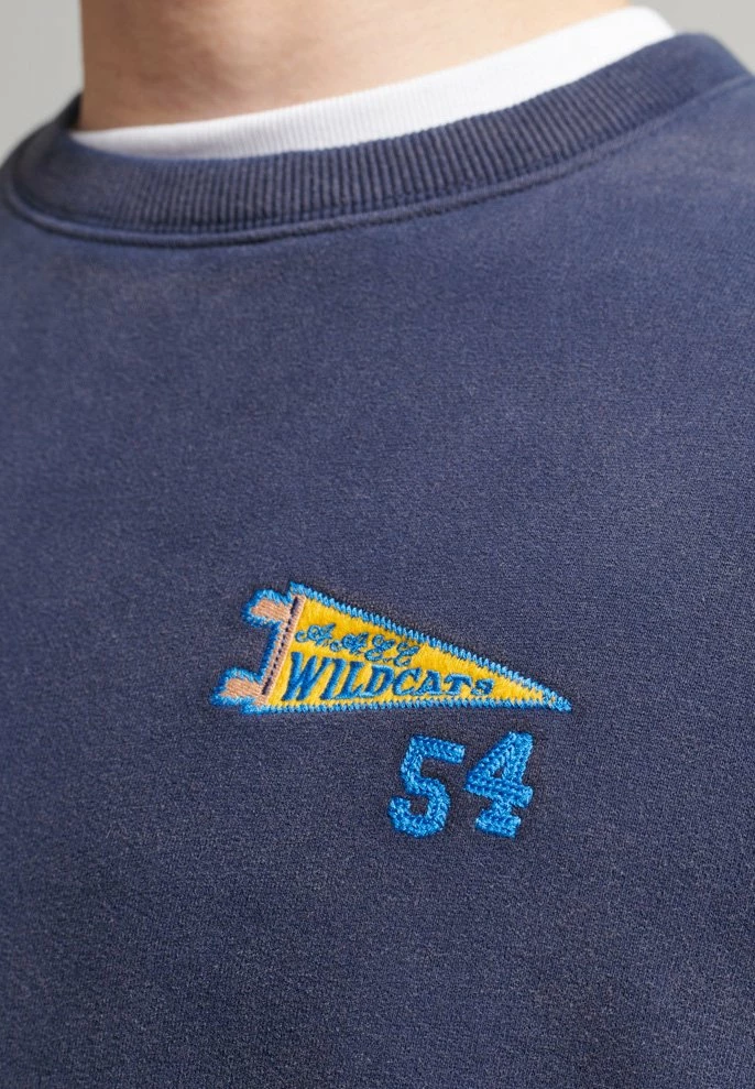 Superdry VINTAGE COLLEGIATE CREW - Sweatshirt - Rich Navy 3 Superdry VINTAGE COLLEGIATE CREW - Sweatshirt - Rich Navy - Image 3