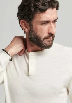 Superdry GRANDAD - Jumper - Cream -Superdry Shop 14af6cfb56884903b45b1b43edd7eab5