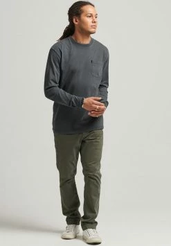 Superdry 2-2-O-2-05 - Long Sleeved Top - Charcoal
