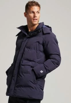 Superdry BOXY PUFFER - Winter Coat - Truest Navy