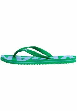 Superdry VINTAGE VEGAN CLASSIC - T-bar Sandals - Botanical Green
