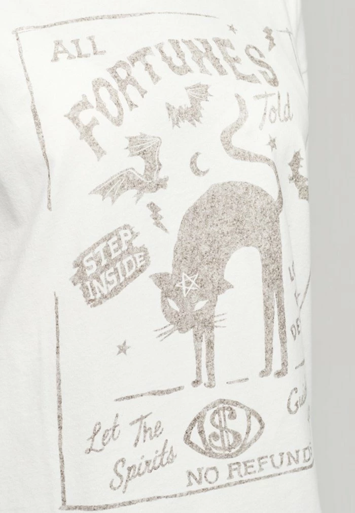 Superdry VINTAGE CELESTIAL - Print T-shirt - Off White 2 Superdry VINTAGE CELESTIAL - Print T-shirt - Off White - Image 2