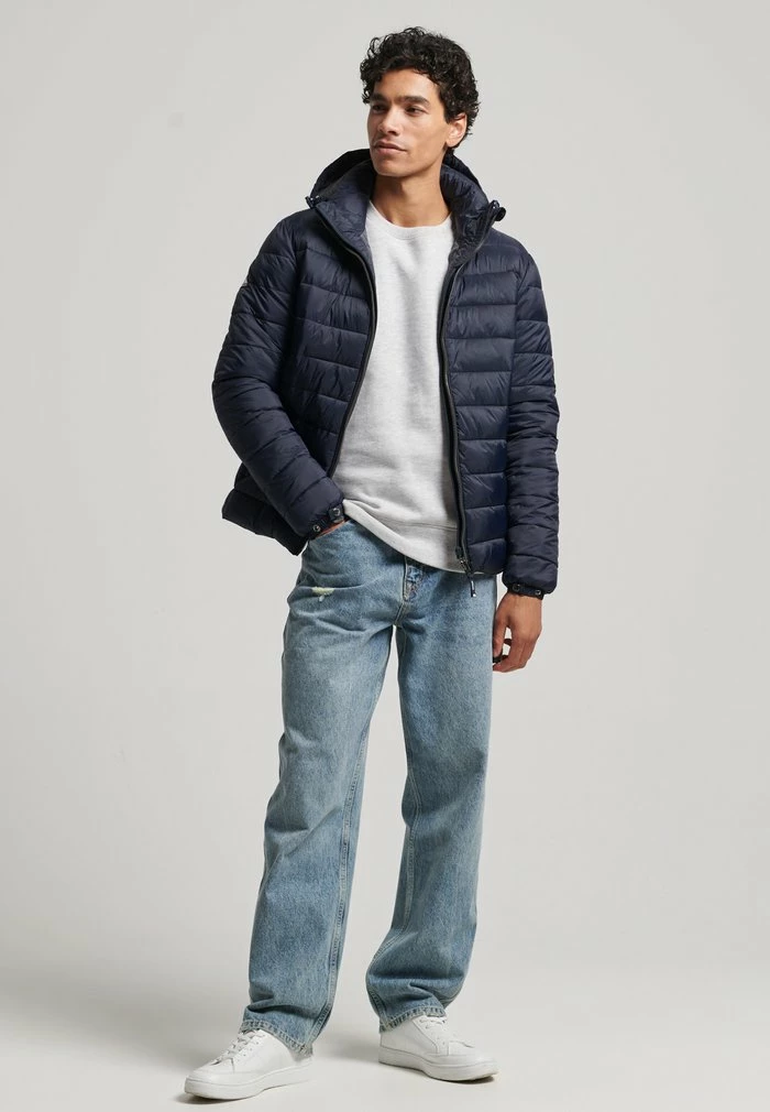Superdry Winter Jacket - Eclipse Navy 2 Superdry Winter Jacket - Eclipse Navy - Image 2