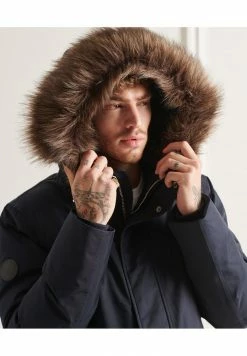 Superdry STUDIOS EVEREST - Down Coat - Eclipse Navy -Superdry Shop 153311fc735a4bbca29cb1993533c7cd