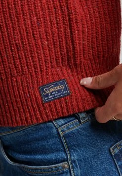 Superdry TWEED RIB CREW - Jumper - Vintage Red 8 Superdry TWEED RIB CREW - Jumper - Vintage Red -Superdry Shop 15f5d06bdfc8400f964d58f30f1e26ed