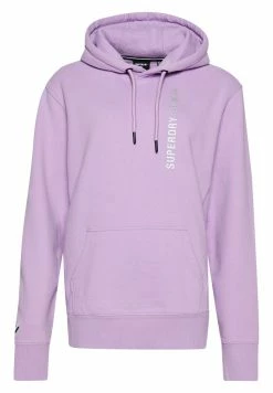 Superdry CODE LINEAR LOOSE - Hoodie - Mid Lilac -Superdry Shop 16401385266d455eb5d274c7fdd62a08